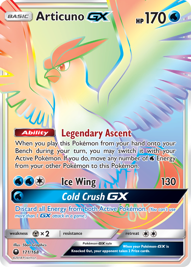 Articuno GX (171/168) [Sun & Moon: Celestial Storm] | Galactic Gamez