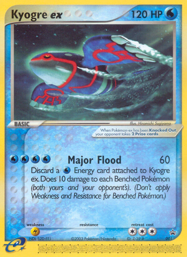 Kyogre ex (001) [Nintendo: Black Star Promos] | Galactic Gamez