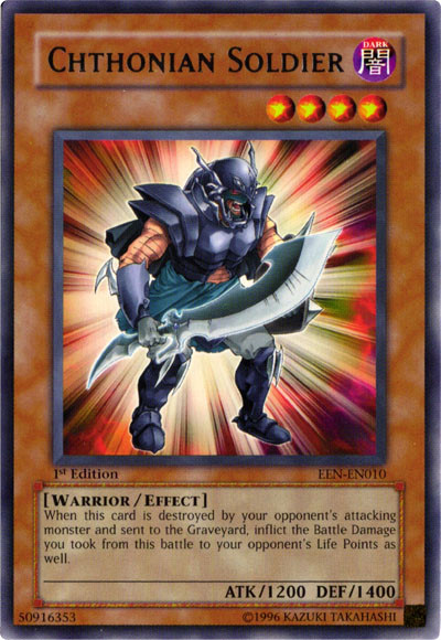 Chthonian Soldier [EEN-EN010] Rare | Galactic Gamez