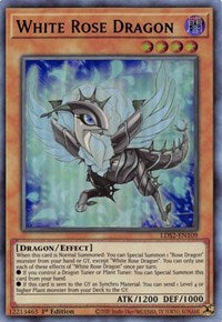 White Rose Dragon (Green) [LDS2-EN109] Ultra Rare | Galactic Gamez