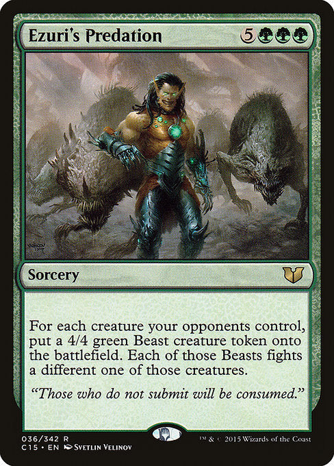 Ezuri's Predation [Commander 2015] | Galactic Gamez