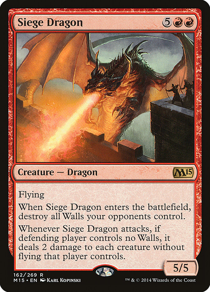 Siege Dragon [Magic 2015] | Galactic Gamez