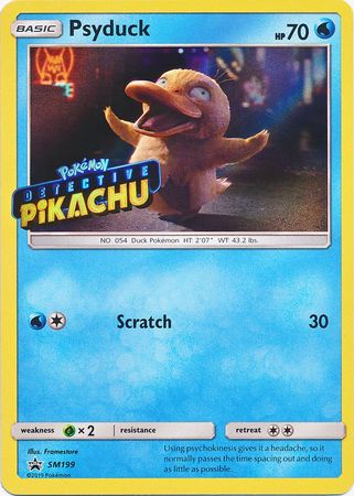 Psyduck Detective (SM199) (Pikachu Stamped) [Sun & Moon: Black Star Promos] | Galactic Gamez