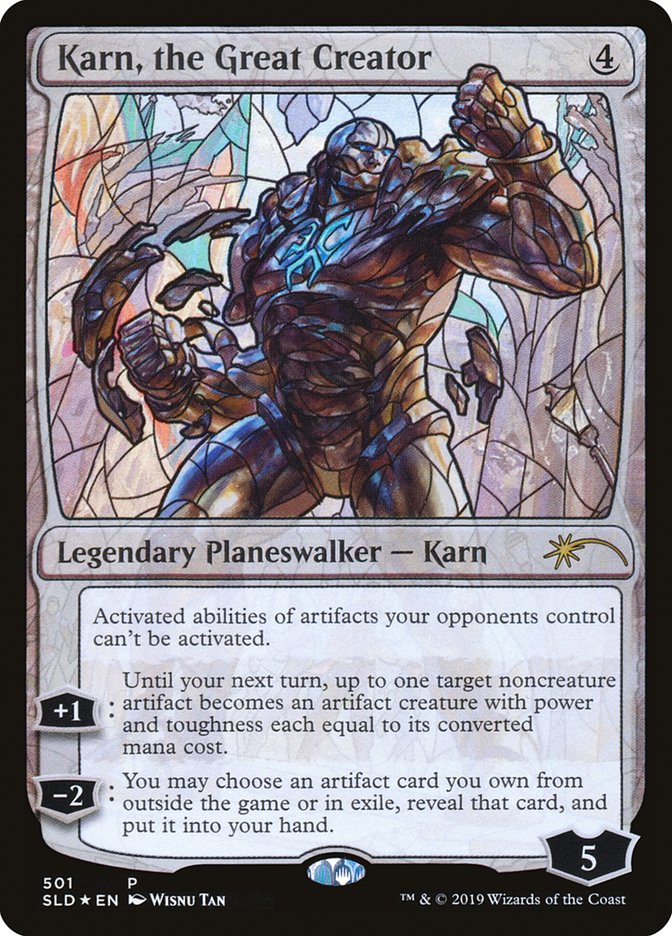 Karn, the Great Creator (Stained Glass) [Secret Lair Drop Promos] | Galactic Gamez