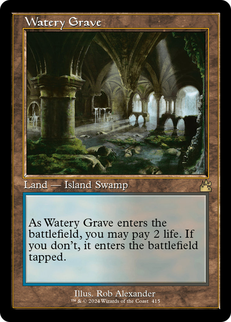 Watery Grave (Retro) [Ravnica Remastered] | Galactic Gamez