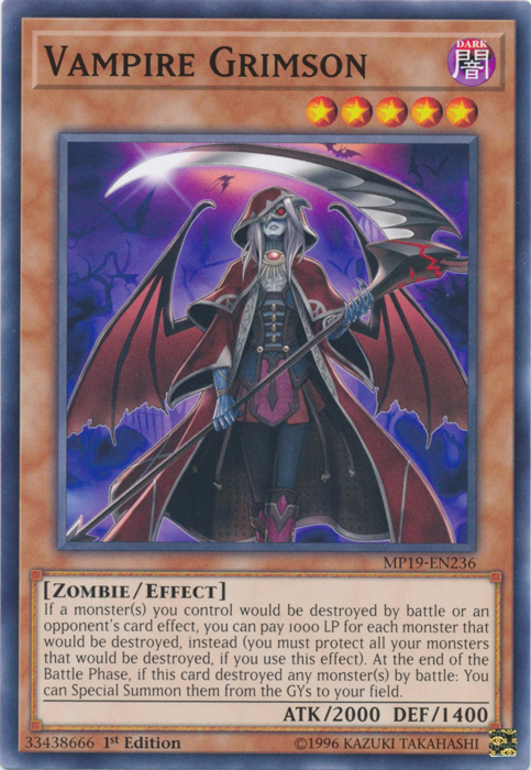 Vampire Grimson [MP19-EN236] Common | Galactic Gamez