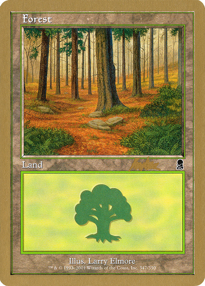 Forest (bk347) (Brian Kibler) [World Championship Decks 2002] | Galactic Gamez