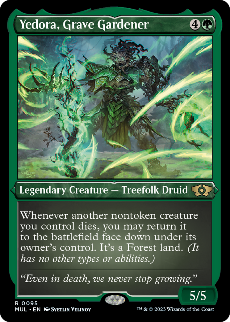 Yedora, Grave Gardener (Foil Etched) [Multiverse Legends] | Galactic Gamez