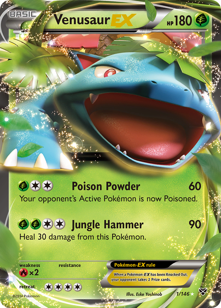 Venusaur EX (1/146) [XY: Base Set] | Galactic Gamez