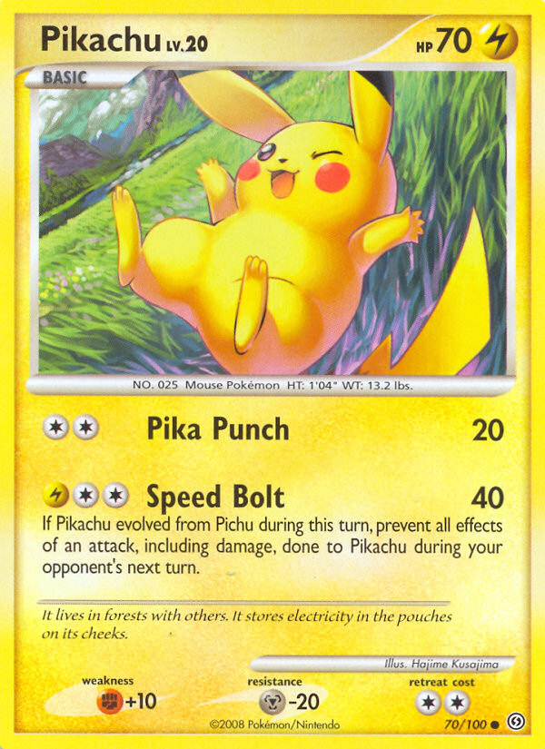 Pikachu (70/100) [Diamond & Pearl: Stormfront] | Galactic Gamez