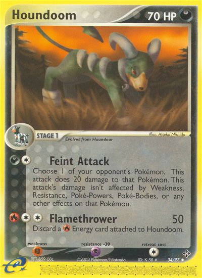 Houndoom (34/97) [EX: Dragon] | Galactic Gamez