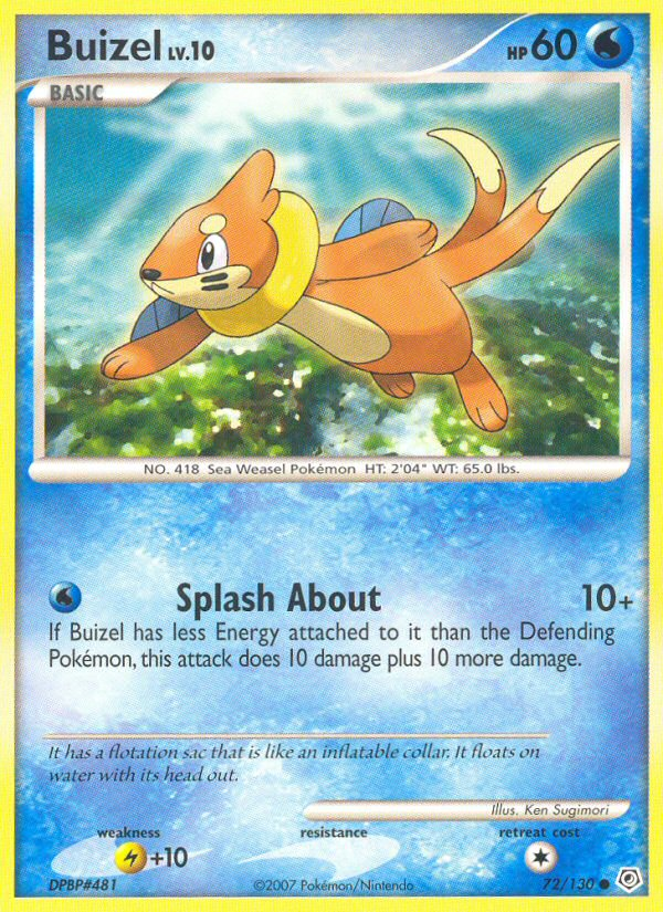 Buizel (72/130) [Diamond & Pearl: Base Set] | Galactic Gamez