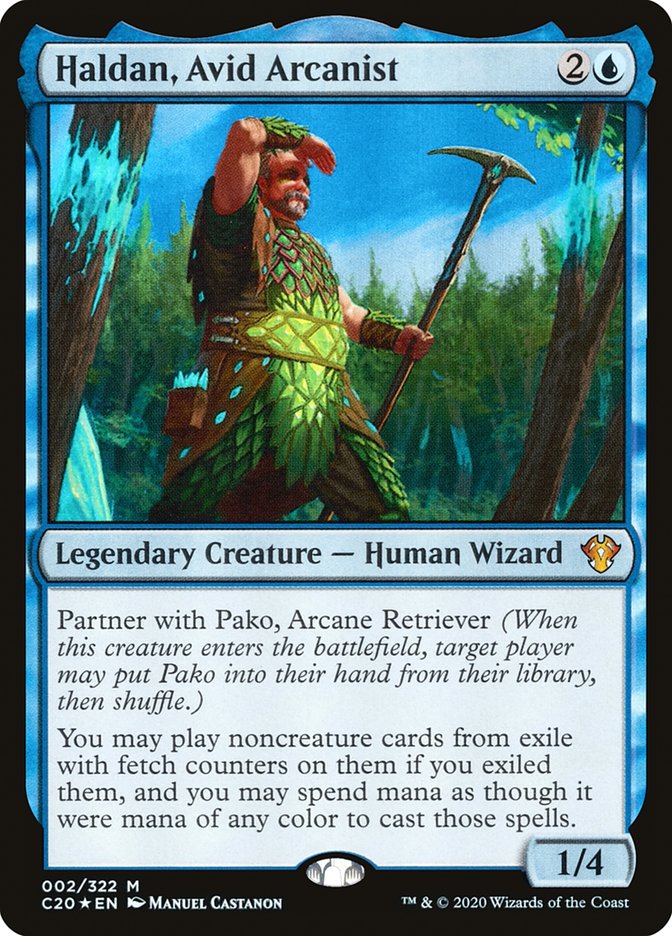 Haldan, Avid Arcanist [Commander 2020] | Galactic Gamez