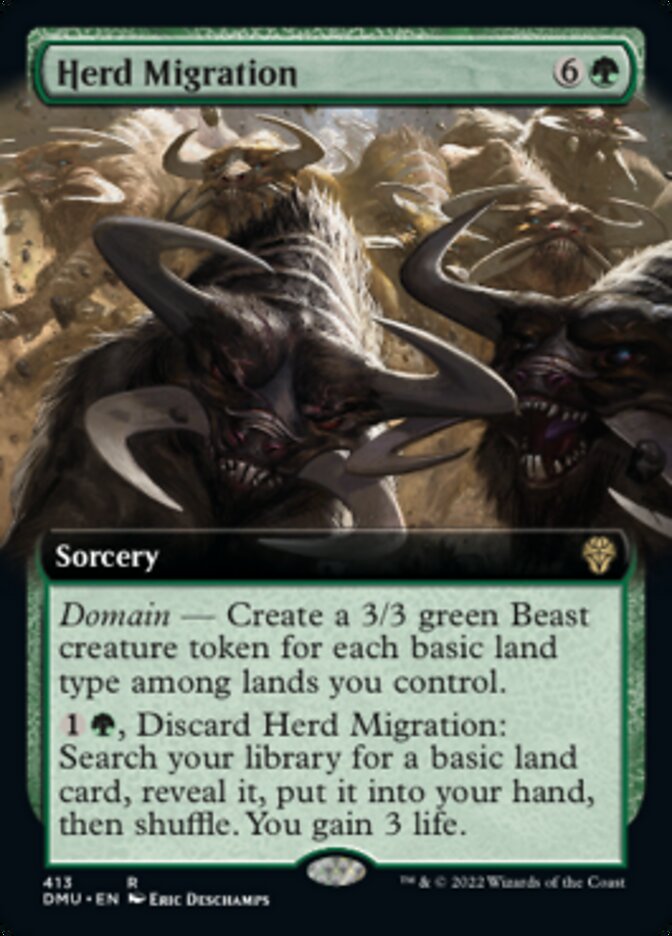 Herd Migration (Extended Art) [Dominaria United] | Galactic Gamez