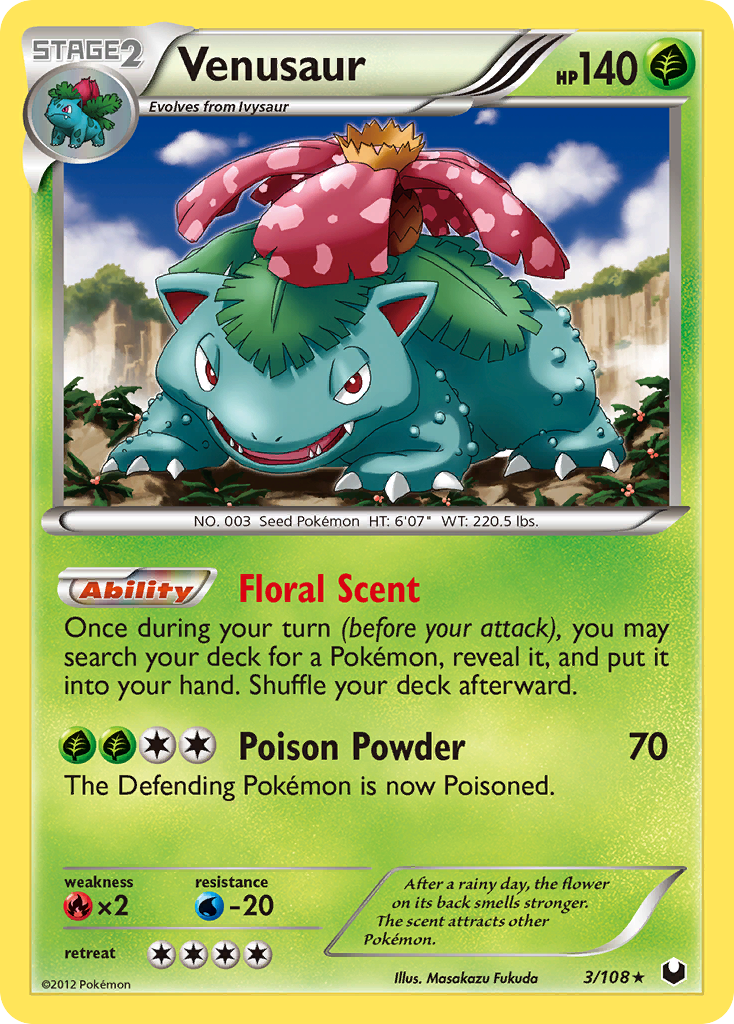 Venusaur (3/108) [Black & White: Dark Explorers] | Galactic Gamez