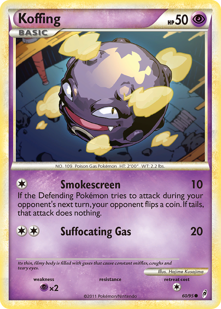 Koffing (60/95) [HeartGold & SoulSilver: Call of Legends] | Galactic Gamez