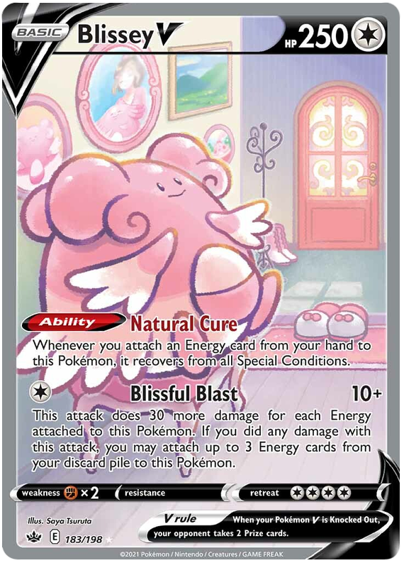 Blissey V (183/198) [Sword & Shield: Chilling Reign] | Galactic Gamez