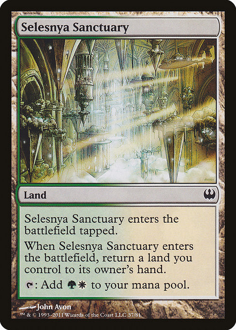 Selesnya Sanctuary [Duel Decks: Knights vs. Dragons] | Galactic Gamez