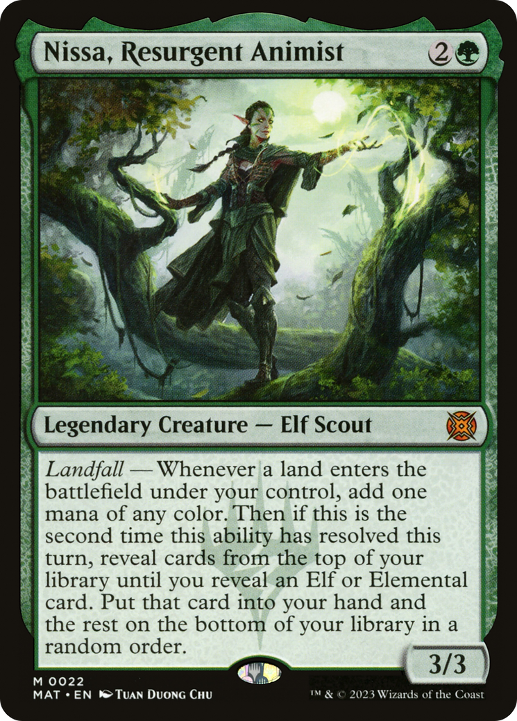 Nissa, Resurgent Animist [March of the Machine: The Aftermath] | Galactic Gamez