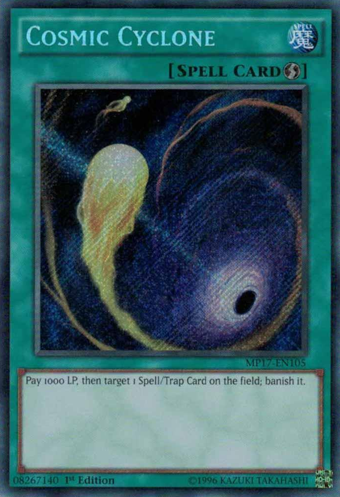 Cosmic Cyclone [MP17-EN105] Secret Rare | Galactic Gamez