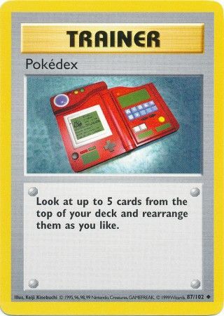 Pokedex (87/102) [Base Set Shadowless Unlimited] | Galactic Gamez