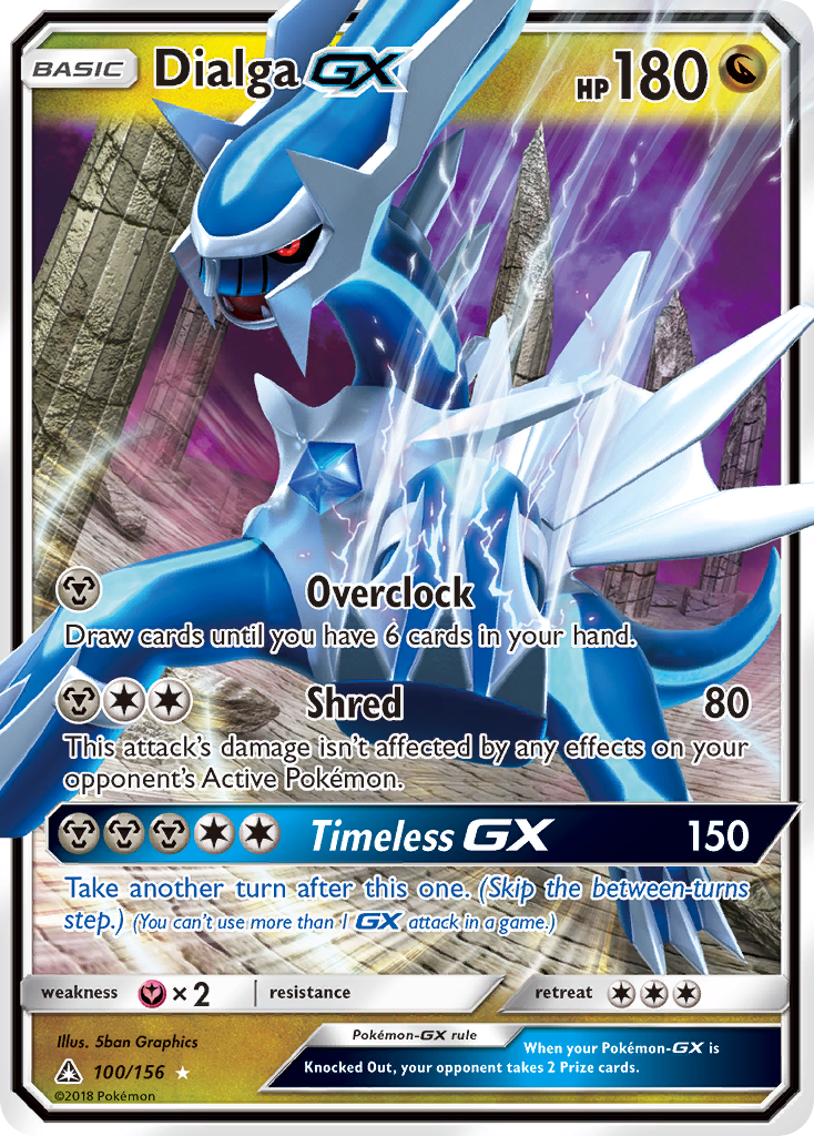 Dialga GX (100/156) [Sun & Moon: Ultra Prism] | Galactic Gamez