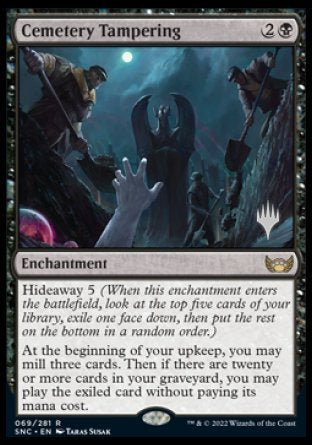 Cemetery Tampering (Promo Pack) [Streets of New Capenna Promos] | Galactic Gamez