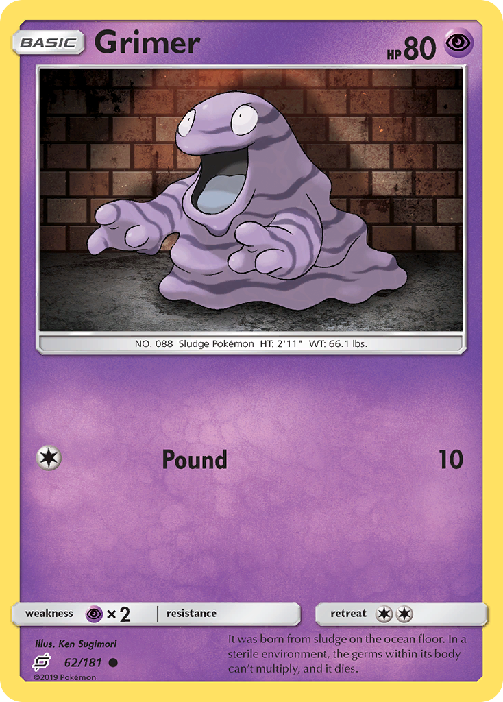 Grimer (62/181) [Sun & Moon: Team Up] | Galactic Gamez