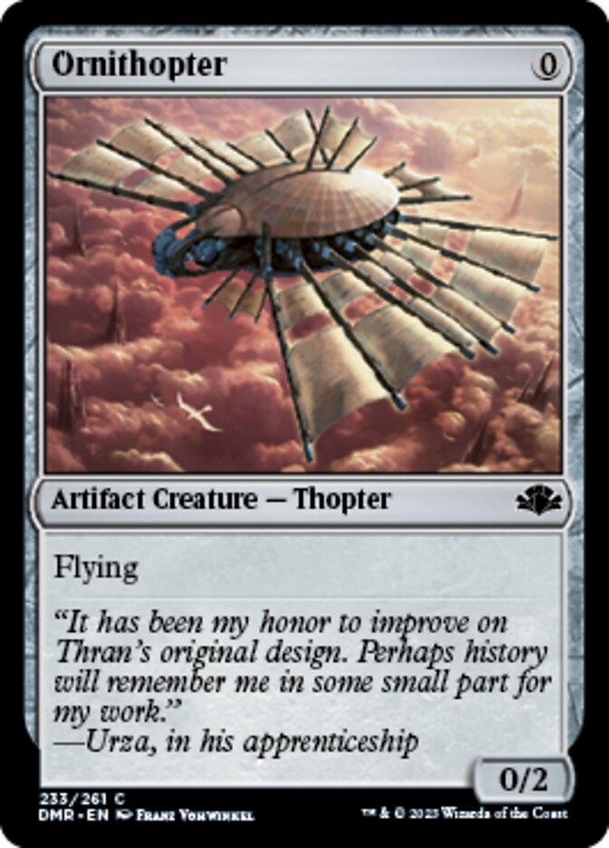 Ornithopter [Dominaria Remastered] | Galactic Gamez