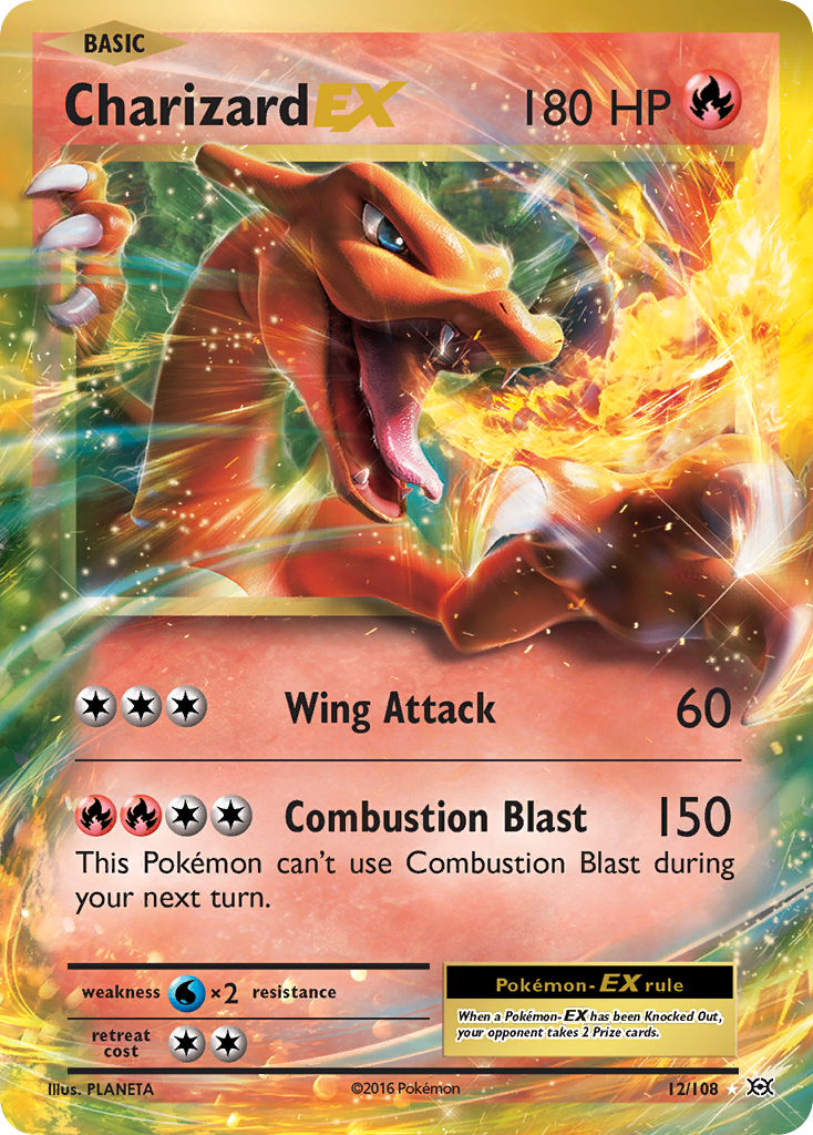 Charizard EX (12/108) [XY: Evolutions] | Galactic Gamez