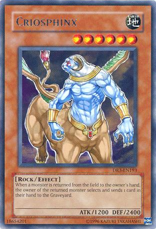 Criosphinx [DR3-EN193] Rare | Galactic Gamez