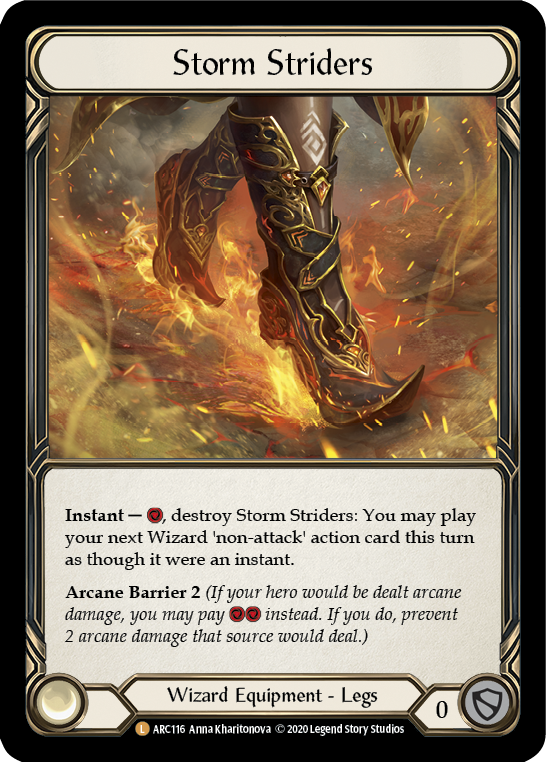 Storm Striders [ARC116] Unlimited Edition Rainbow Foil | Galactic Gamez