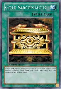 Gold Sarcophagus [DREV-ENSE2] Super Rare | Galactic Gamez