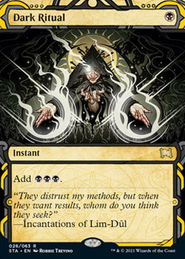 Dark Ritual  (Etched Foil) [Strixhaven Mystical Archive] | Galactic Gamez