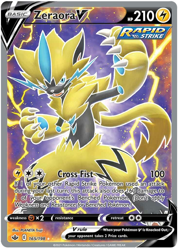 Zeraora V (165/198) [Sword & Shield: Chilling Reign] | Galactic Gamez