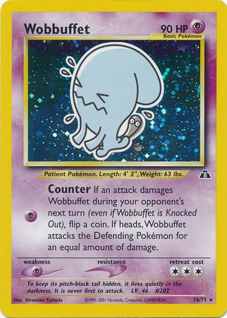 Wobbuffet (16/75) [Neo Discovery Unlimited] | Galactic Gamez