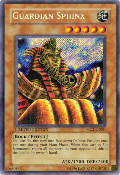 Guardian Sphinx [MC2-EN001] Secret Rare | Galactic Gamez