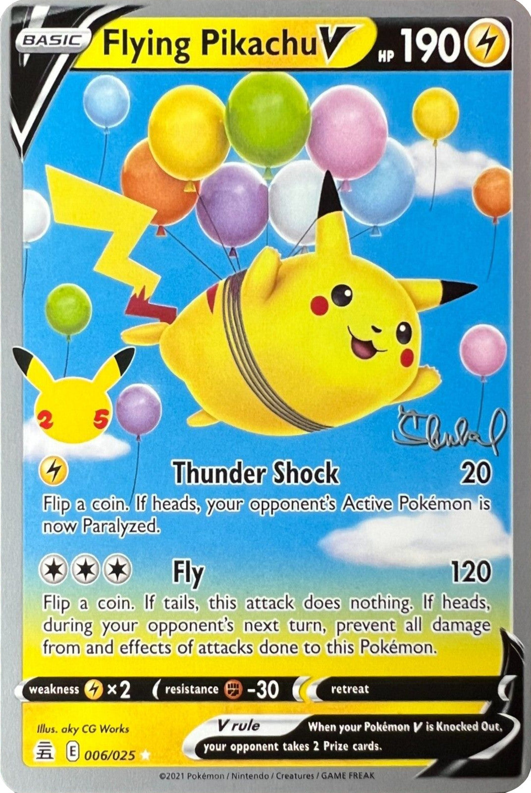 Flying Pikachu V (006/025) (ADP - Ondrej Skubal) [World Championships 2022] | Galactic Gamez