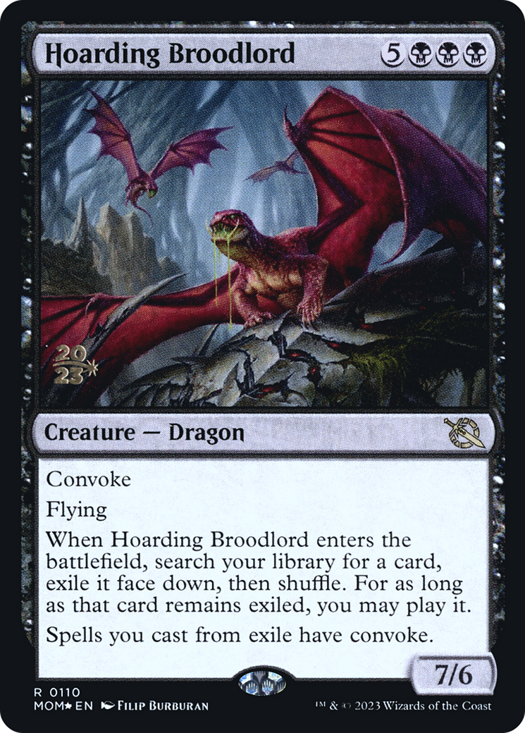 Hoarding Broodlord [March of the Machine Prerelease Promos] | Galactic Gamez