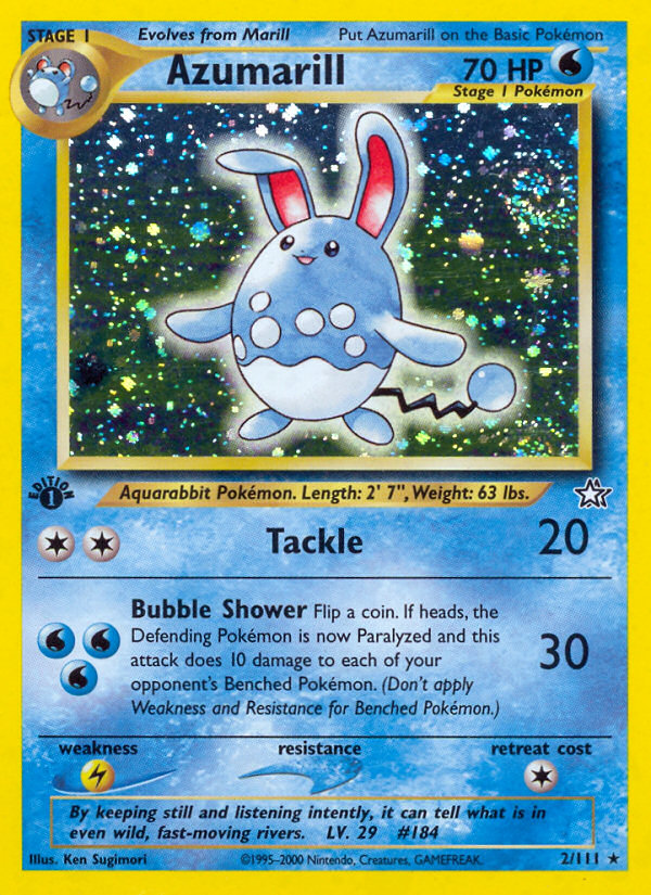 Azumarill (2/111) [Neo Genesis 1st Edition] | Galactic Gamez