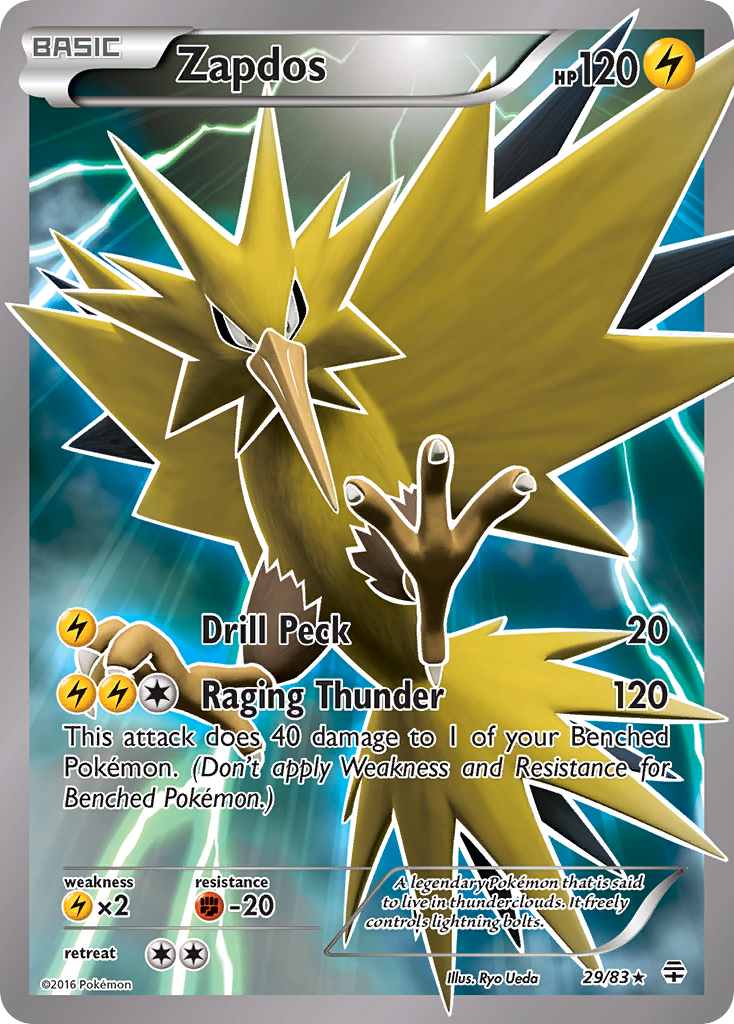 Zapdos (29/83) [XY: Generations] | Galactic Gamez