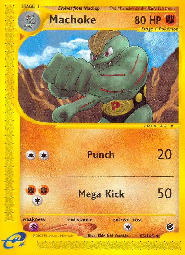 Machoke (85/165) [Expedition: Base Set] | Galactic Gamez