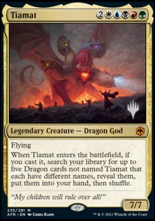 Tiamat (Promo Pack) [Dungeons & Dragons: Adventures in the Forgotten Realms Promos] | Galactic Gamez
