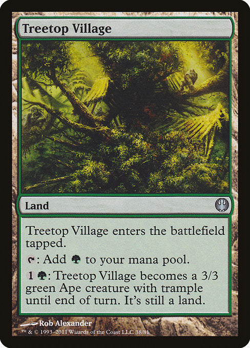 Treetop Village [Duel Decks: Knights vs. Dragons] | Galactic Gamez