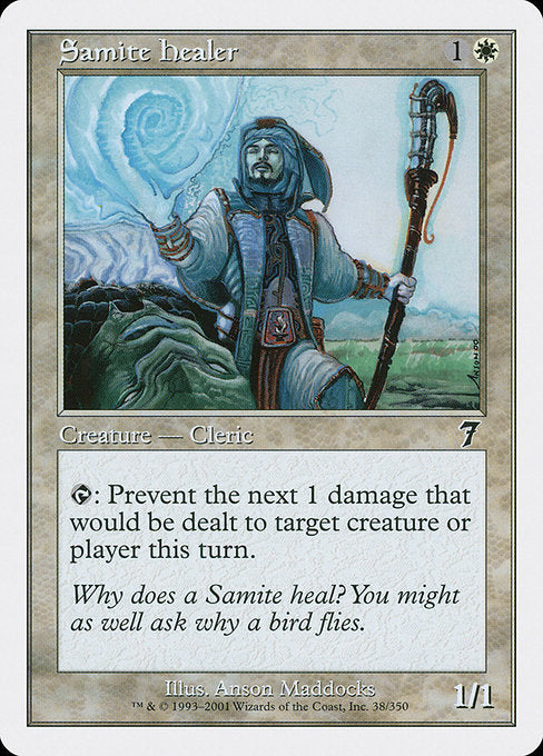 Samite Healer [Seventh Edition] | Galactic Gamez