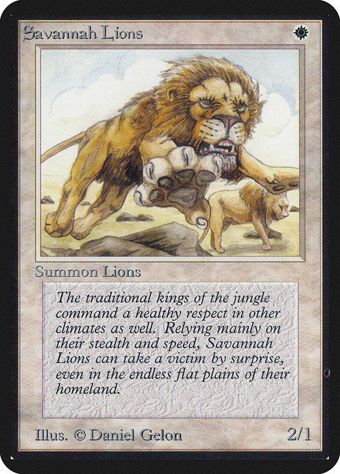 Savannah Lions [Limited Edition Alpha] | Galactic Gamez