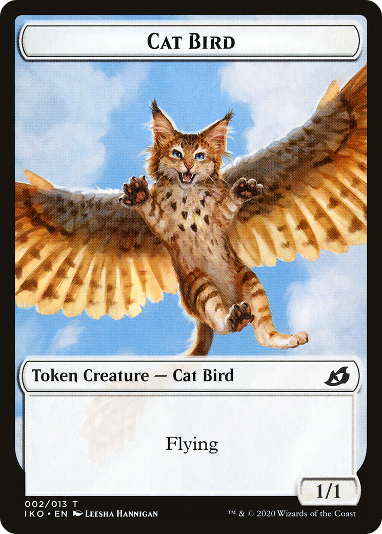 Cat Bird // Spirit Double-Sided Token [Starter Commander Decks] | Galactic Gamez