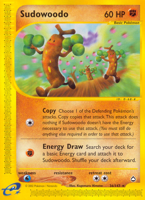 Sudowoodo (36/147) [Aquapolis] | Galactic Gamez