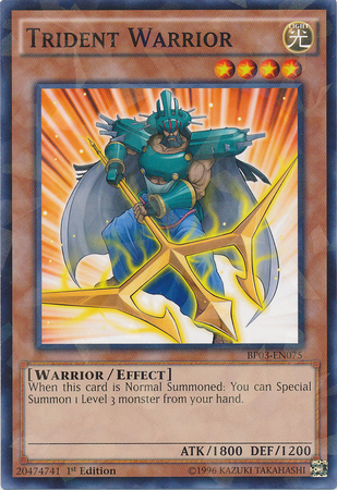 Trident Warrior (Shatterfoil) [BP03-EN075] Rare | Galactic Gamez