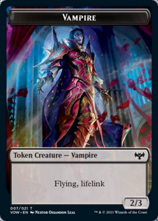 Vampire Token (007) [Innistrad: Crimson Vow Tokens] | Galactic Gamez